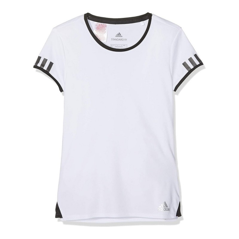 T shirt à manches courtes Enfant Adidas CLUB TEE DU2464 Blanc Polyester - Acheter à 22,64 € seulement chez Collector's Boutique