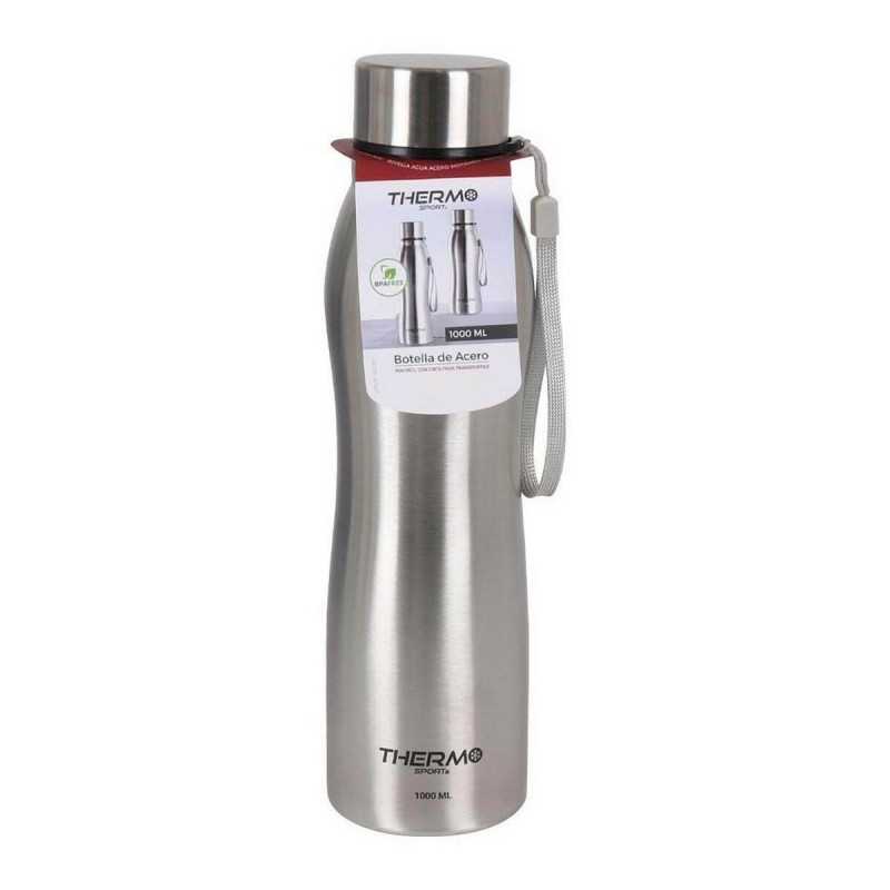 Bouteille Thermique ThermoSport Argenté Acier (1000 ml) - Acheter à 3,74 € seulement chez Collector's Boutique