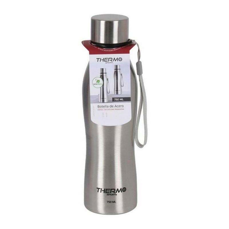 Bouteille Thermique ThermoSport Argenté Acier (750 ml) - Acheter à 3,88 € seulement chez Collector's Boutique