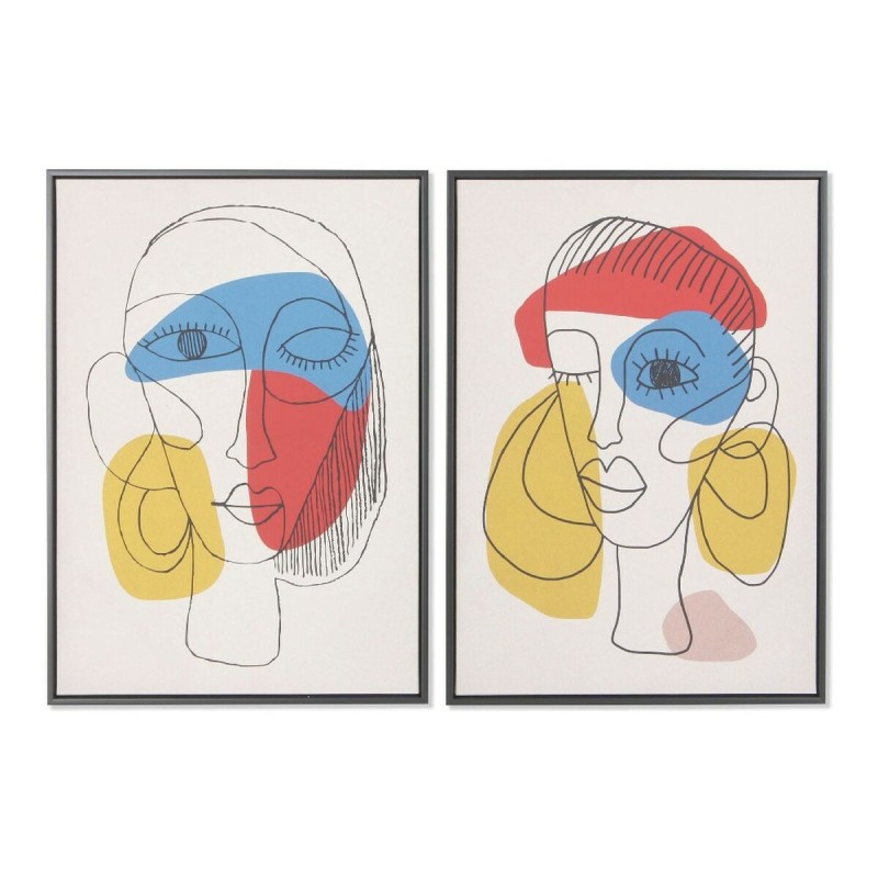 Cadre DKD Home Decor Toile Abstrait Moderne (53 x 4,5 x 73 cm) (2 Unités) - Acheter à 64,46 € seulement chez Collector's Boutiqu