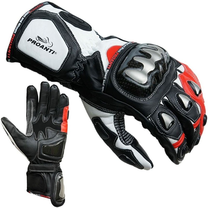 Gants Cuir Motocyclette XXXL Fermeture avec velcro (Reconditionné C) - Acheter à 20,24 € seulement chez Collector's Boutique