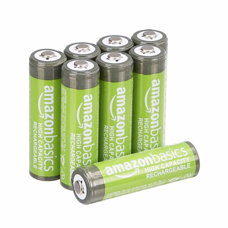 Piles Rechargeables Amazon Basics HR-3UTHA-AMZN (8P) (Reconditionné A) - Acheter à 13,79 € seulement chez Collector's Boutique