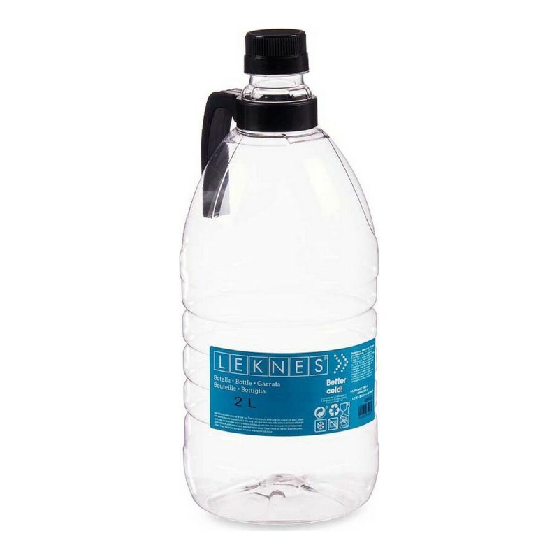 Bouteille Ronde Transparent Plastique PET (2000 ml) - Acheter à 1,68 € seulement chez Collector's Boutique