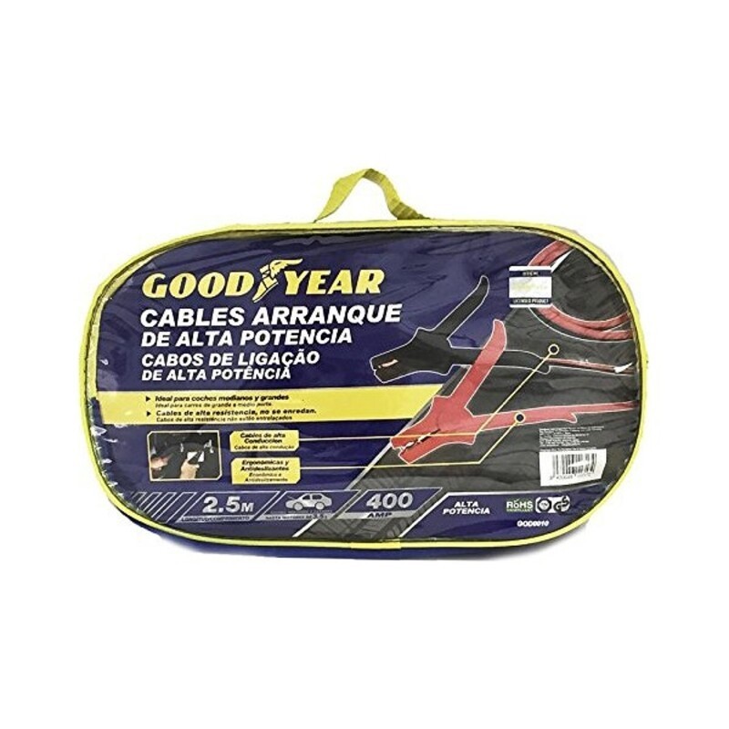 Câbles de démarrage Goodyear CS6 400A Aluminium (2,5 m) - Acheter à 16,18 € seulement chez Collector's Boutique