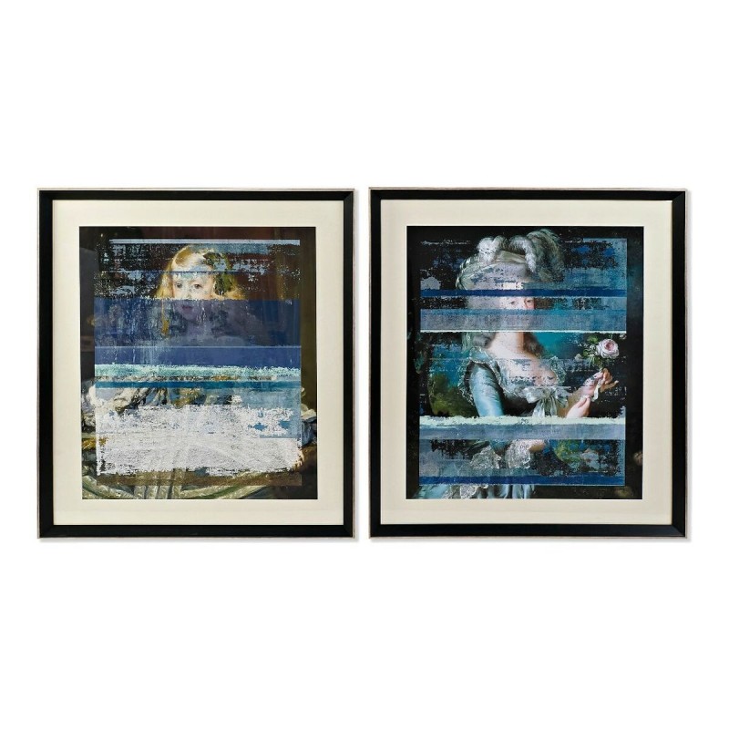 Cadre DKD Home Decor CU-180444 Toile Arte Moderne (86,6 x 4 x 100 cm) (2 Unités) - Acheter à 316,30 € seulement chez Collector's