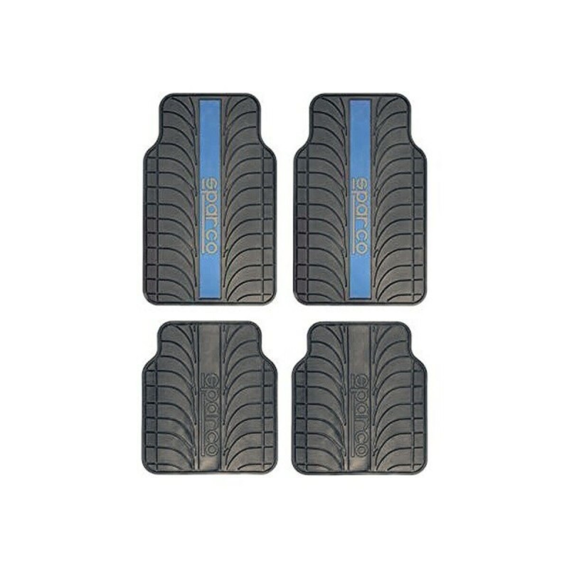 Set de tapis de voitures Sparco SPC1913AZ Universel Noir/Bleu (4 pcs) - Acheter à 35,21 € seulement chez Collector's Boutique