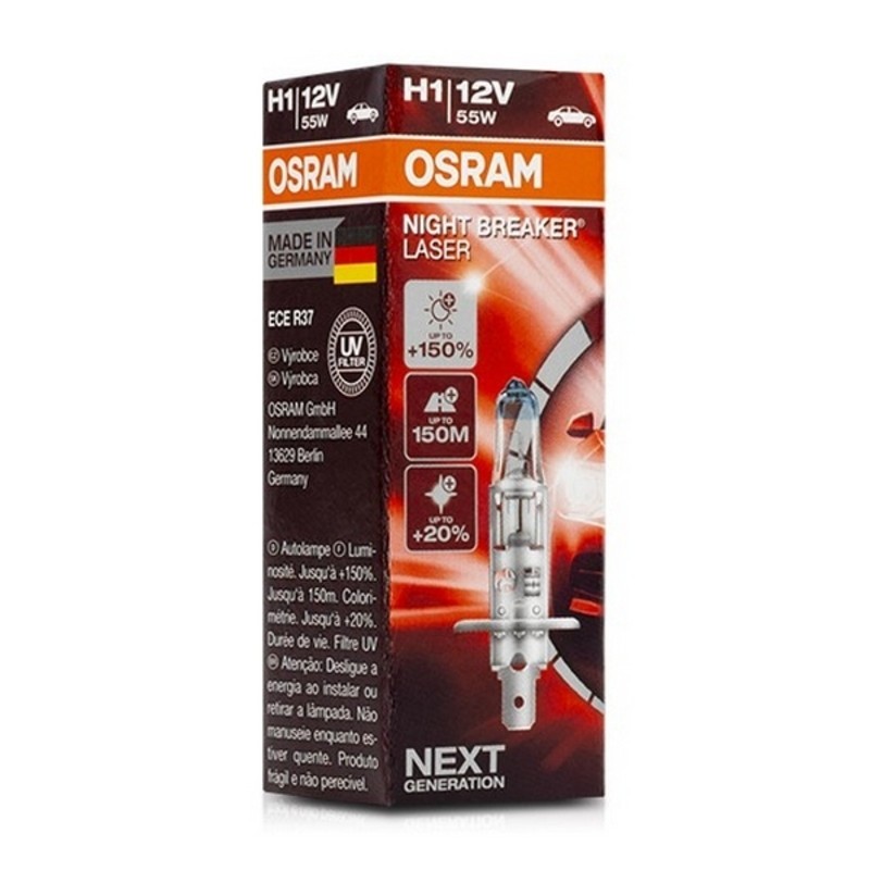 Ampoule pour voiture Osram 64150NL H1 12V 55W - Acheter à 16,34 € seulement chez Collector's Boutique