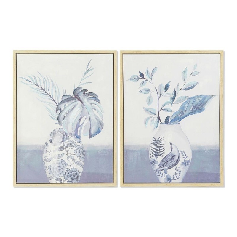 Cadre DKD Home Decor S3013725 Toile Vase Oriental (60 x 4 x 80 cm) (2 Unités) - Acheter à 88,25 € seulement chez Collector's Bou