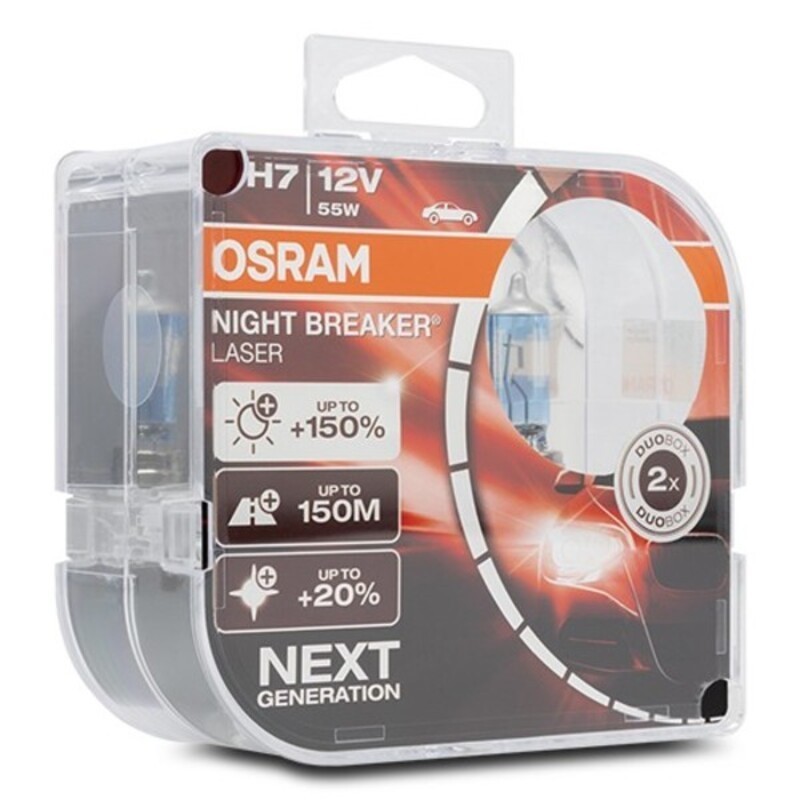 Ampoule pour voiture Osram Night Breaker Laser H7 12V 55W - Acheter à 47,45 € seulement chez Collector's Boutique