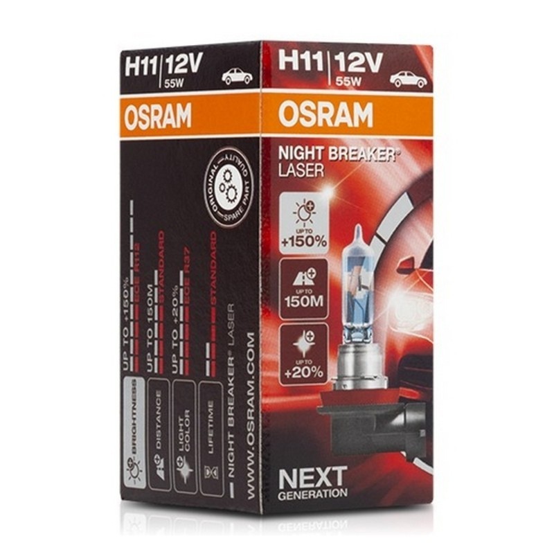 Ampoule pour voiture Osram 64211NL H11 12V 55W 3200K - Acheter à 33,30 € seulement chez Collector's Boutique