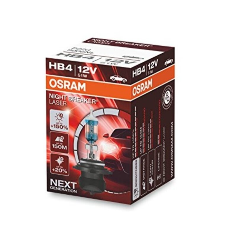 Ampoule pour voiture Osram 9006NL HB4 12V 51W - Acheter à 30,49 € seulement chez Collector's Boutique