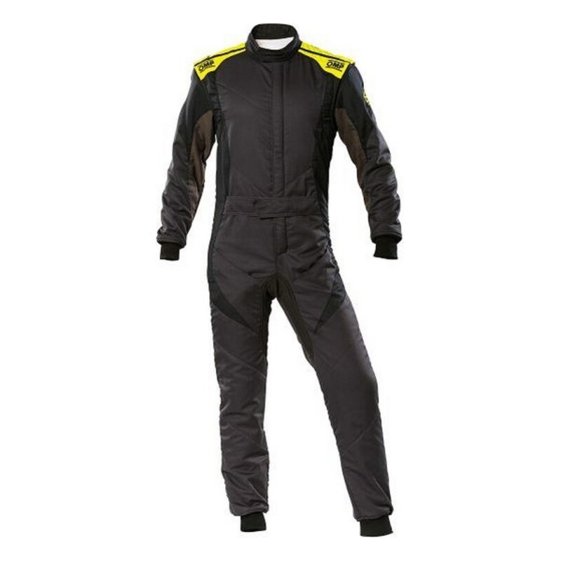 Combinaison Racing OMP First Evo Anthracite Jaune (Taille 58) - Acheter à 471,92 € seulement chez Collector's Boutique