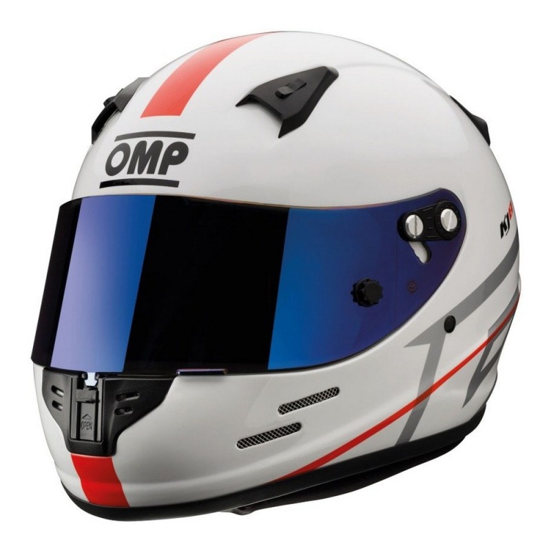 Casque OMP KJ8 EVO CMR Blanc - Acheter à 336,20 € seulement chez Collector's Boutique