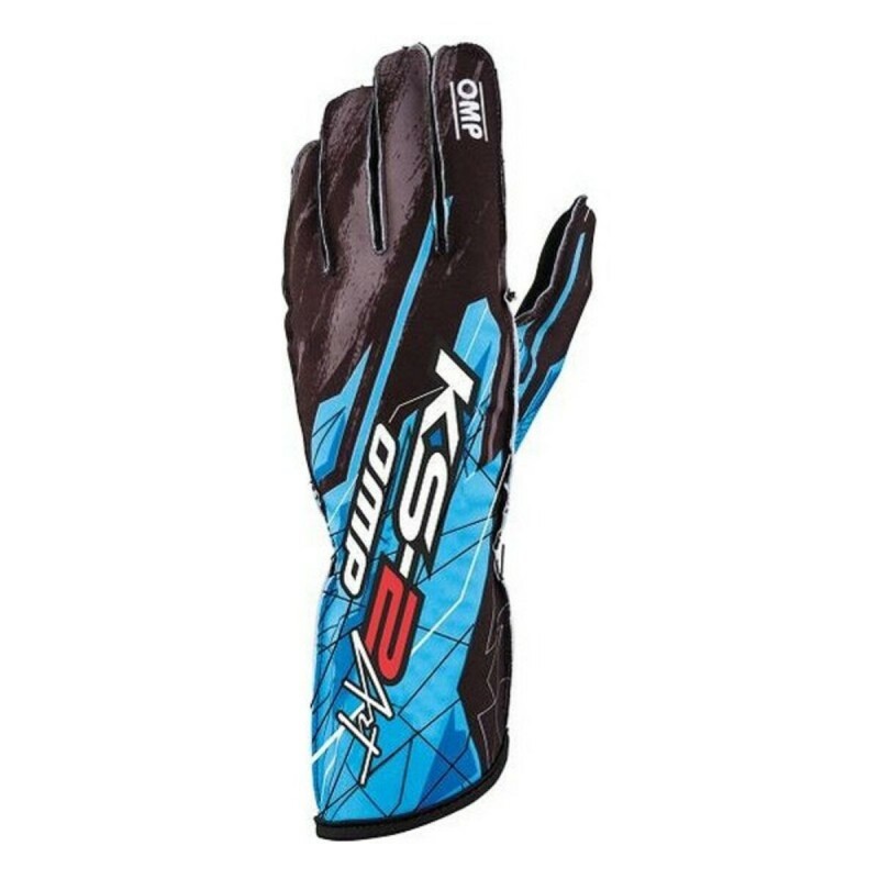 Gants de karting OMP KS-2 ART Bleu Taille S - Acheter à 47,20 € seulement chez Collector's Boutique