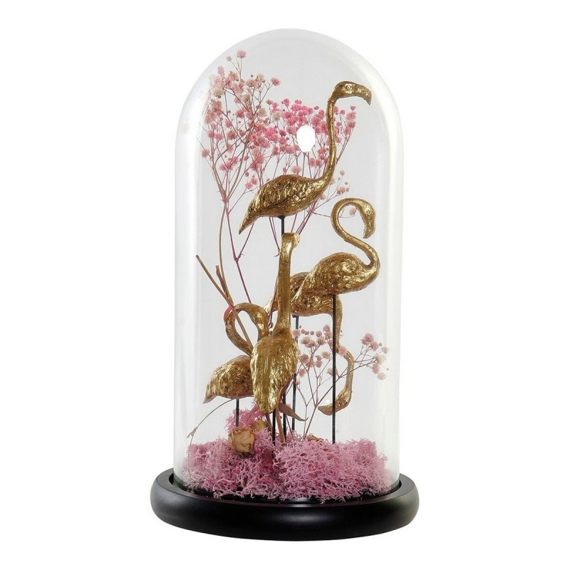 Figurine Décorative DKD Home Decor Flamenco Résine Bois MDF (17 x 17 x 32 cm) - Acheter à 43,25 € seulement chez Collector's Bou