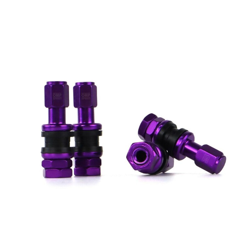 Valve OMP Aluminium Violet 4 uds - Acheter à 16,87 € seulement chez Collector's Boutique