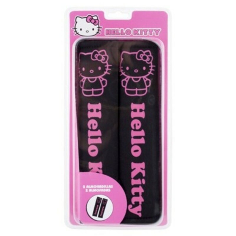 Coussinets de ceinture de sécurité HELLO KITTY CS4 Noir - Acheter à 12,64 € seulement chez Collector's Boutique