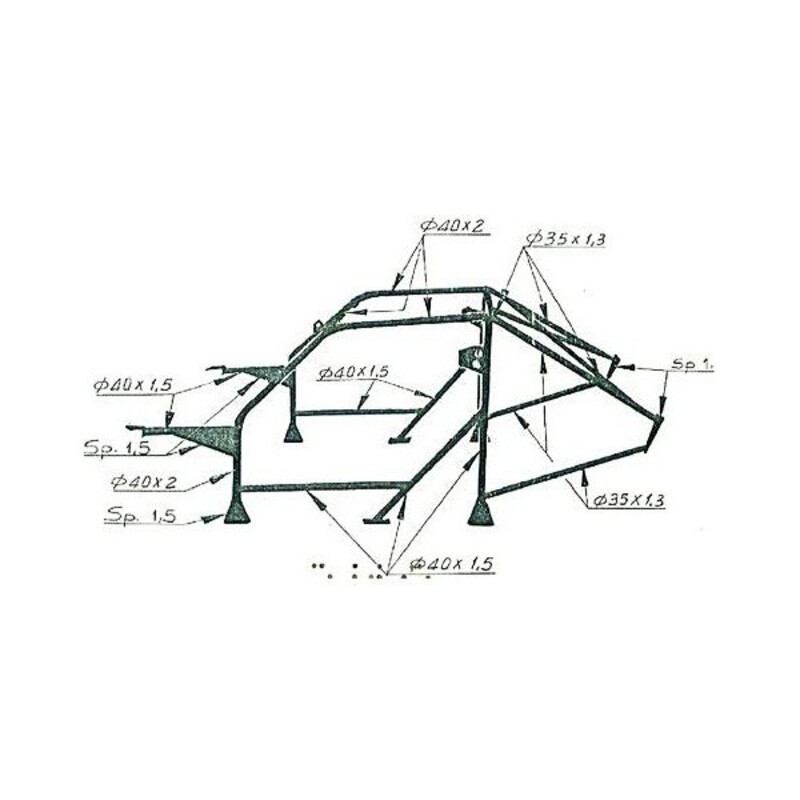 Cage roulante OMP AB/106/86B - Acheter à 1 570,81 € seulement chez Collector's Boutique