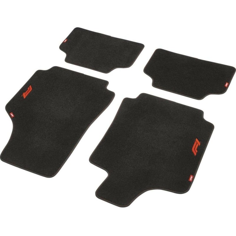 Set de tapis de voitures FORMULA 1 CM470 Noir/Rouge 4 uds - Acheter à 39,17 € seulement chez Collector's Boutique