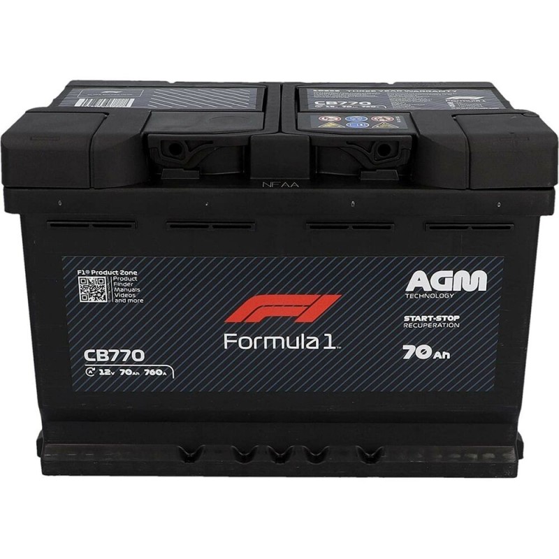 Batterie de voiture FORMULA 1 F110868 760 A 12 V 70 Ah - Acheter à 130,72 € seulement chez Collector's Boutique