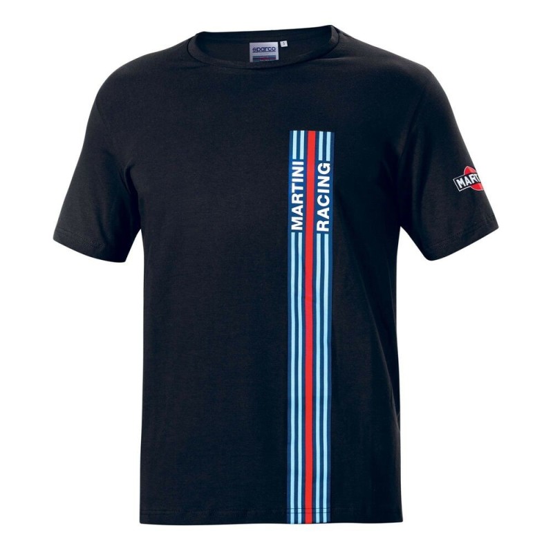 T-shirt à manches courtes homme Sparco Martini Racing Noir (Taille XL) - Acheter à 44,17 € seulement chez Collector's Boutique