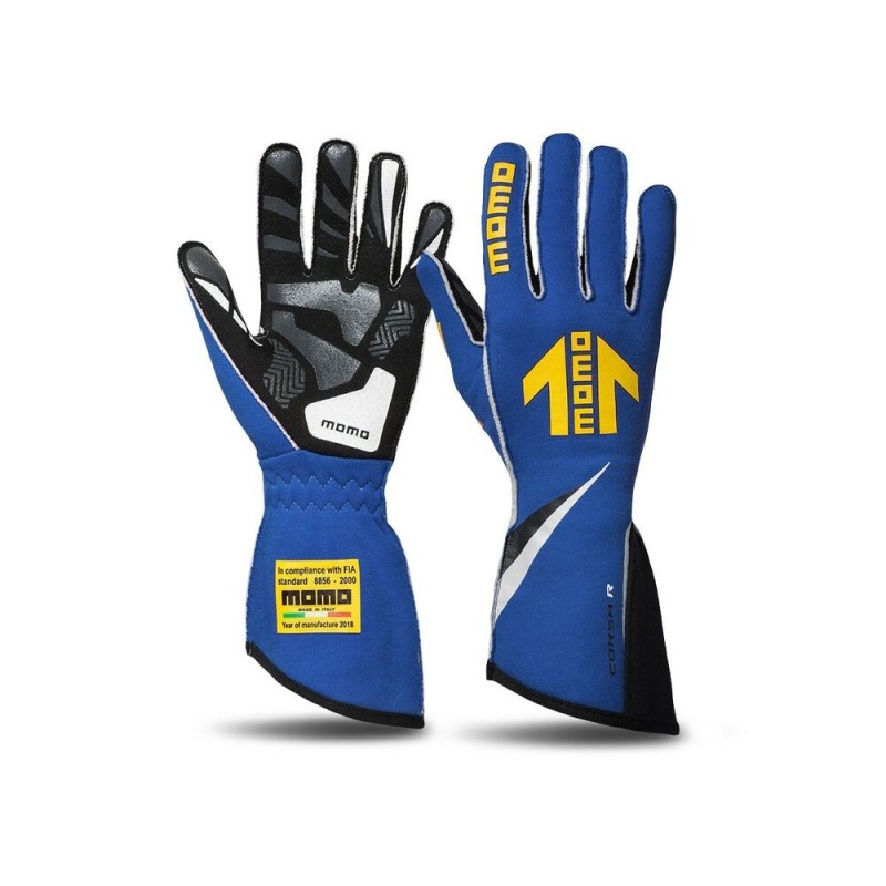 Gants Momo CORSA R Bleu 8 - Acheter à 119,09 € seulement chez Collector's Boutique