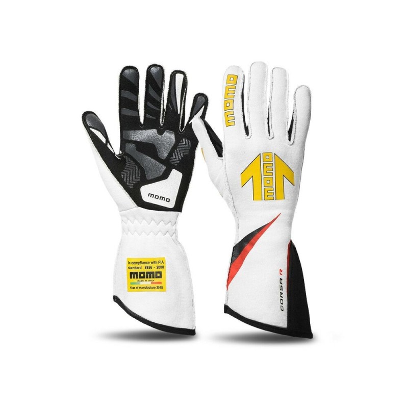 Gants Momo CORSA R 8 Blanc - Acheter à 119,09 € seulement chez Collector's Boutique