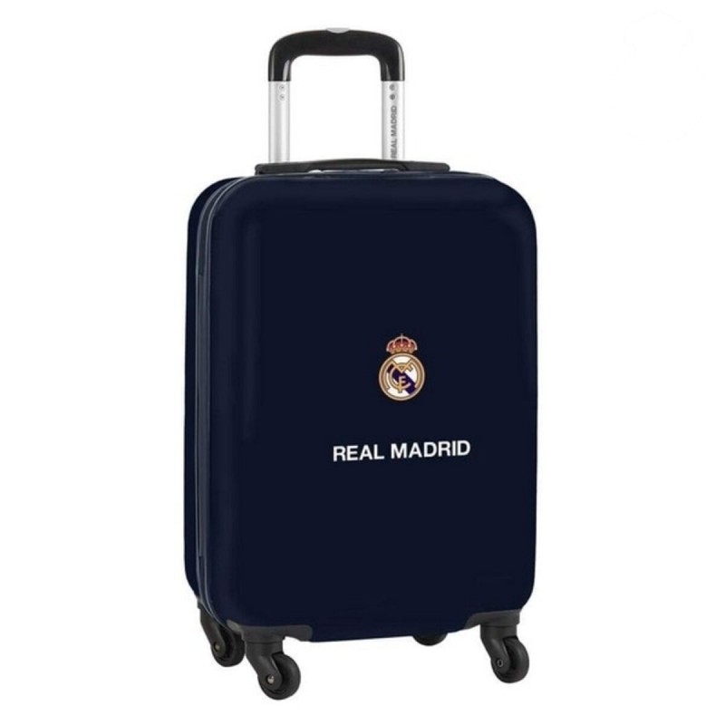 Valise cabine Real Madrid C.F. 612034851 Blue marine 20'' (34.5 x 55 x 20 cm) - Acheter à 67,54 € seulement chez Collector's Bou