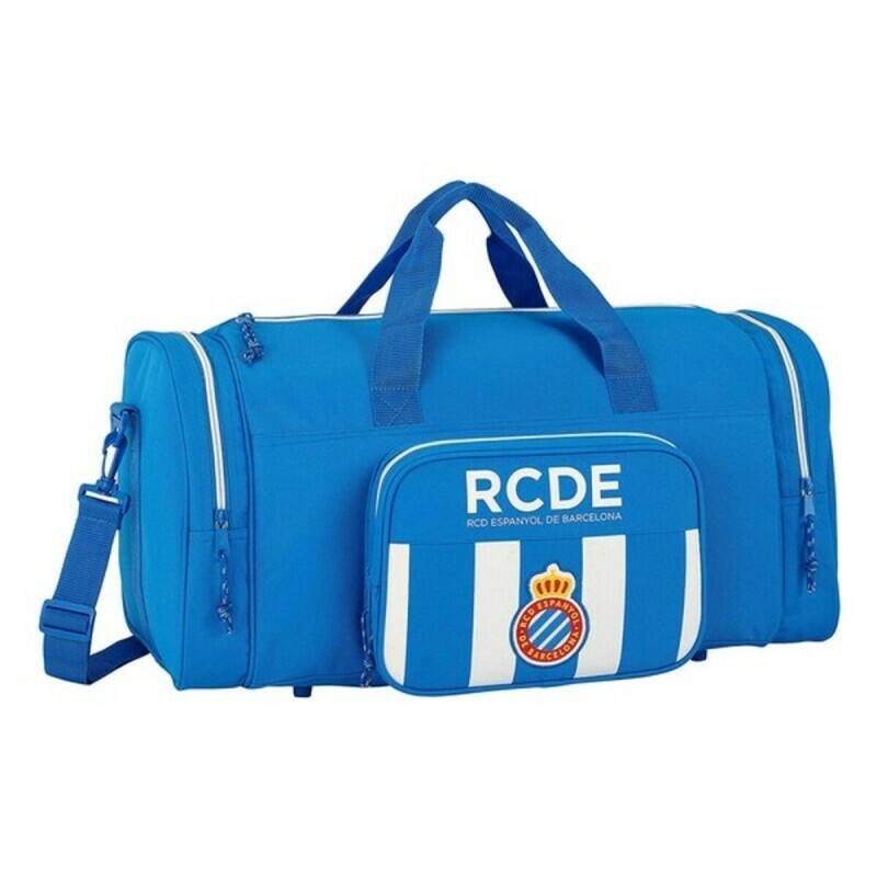 Sac de sport RCD Espanyol Bleu Blanc (55 x 26 x 27 cm) - Acheter à 26,65 € seulement chez Collector's Boutique