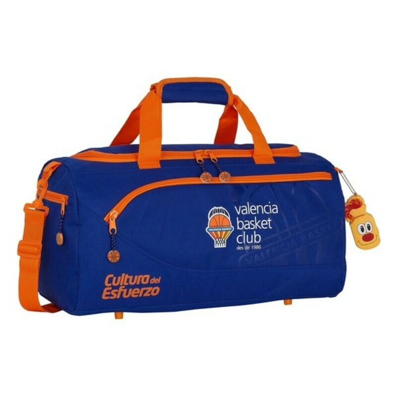 Sac de sport Valencia Basket Bleu Orange (50 x 25 x 25 cm) - Acheter à 31,04 € seulement chez Collector's Boutique