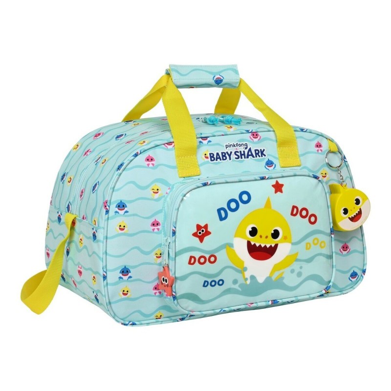 Sac de sport Baby Shark Beach Day Jaune Bleu clair (40 x 24 x 23 cm) - Acheter à 25,31 € seulement chez Collector's Boutique