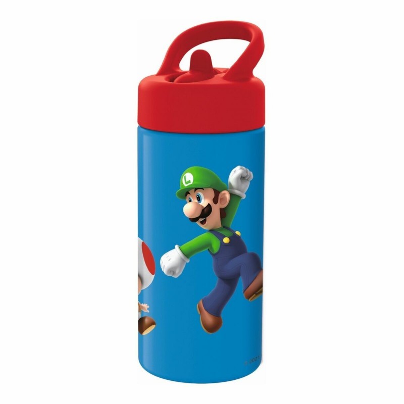 Bouteille d'eau Super Mario Rouge Bleu (410 ml) - Acheter à 7,78 € seulement chez Collector's Boutique