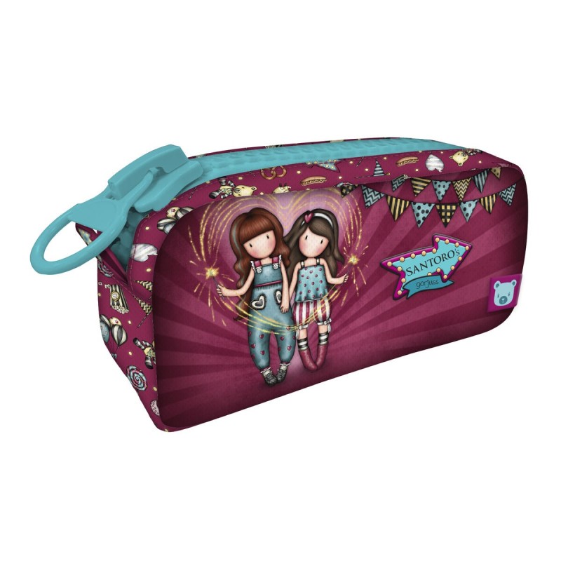 Trousse de Toilette Gorjuss Fireworks Bordeaux (21.5 x 10.5 x 7 cm) - Acheter à 15,47 € seulement chez Collector's Boutique