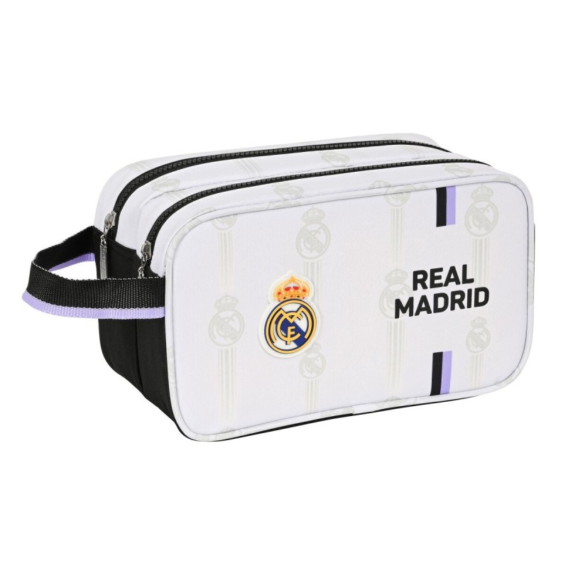 Trousse de Toilette Real Madrid C.F. Noir Blanc (26 x 15 x 12.5 cm) - Acheter à 17,53 € seulement chez Collector's Boutique