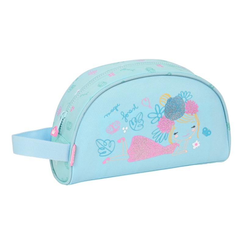 Trousse de Toilette Glow Lab Cute doll Bleu clair (26 x 16 x 9 cm) - Acheter à 10,49 € seulement chez Collector's Boutique