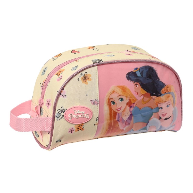 Trousse de Toilette Princesses Disney Magical Beige Rose (26 x 16 x 9 cm) - Acheter à 15,76 € seulement chez Collector's Boutiqu