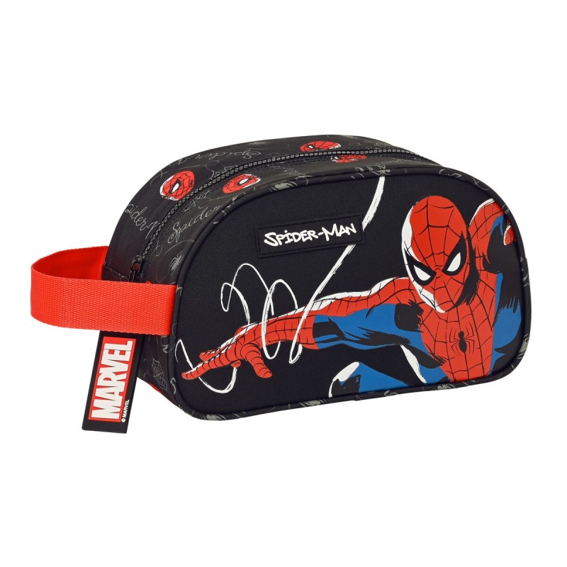 Trousse de Toilette Spiderman Hero Noir (26 x 15 x 12 cm) - Acheter à 13,12 € seulement chez Collector's Boutique