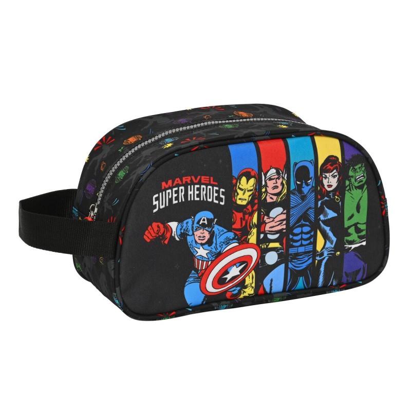 Trousse de Toilette The Avengers Super heroes Noir (26 x 15 x 12 cm) - Acheter à 13,12 € seulement chez Collector's Boutique