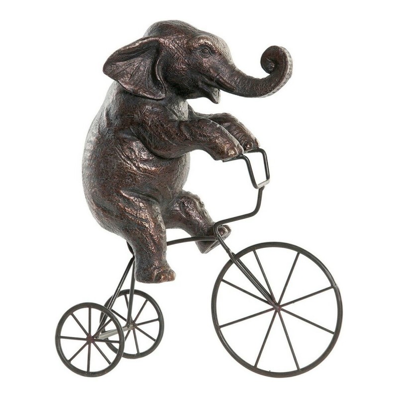 Figurine Décorative DKD Home Decor Métal Résine Eléphant (30 x 12 x 37 cm) - Acheter à 46,75 € seulement chez Collector's Boutiq