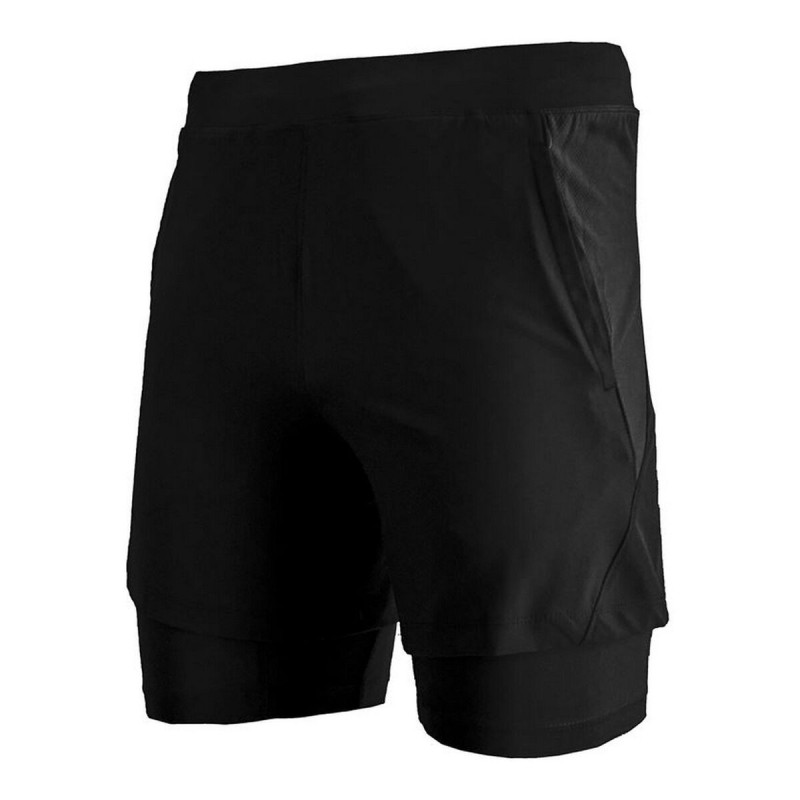 Short de Sport Joluvi Best Running Noir - Acheter à 18,00 € seulement chez Collector's Boutique