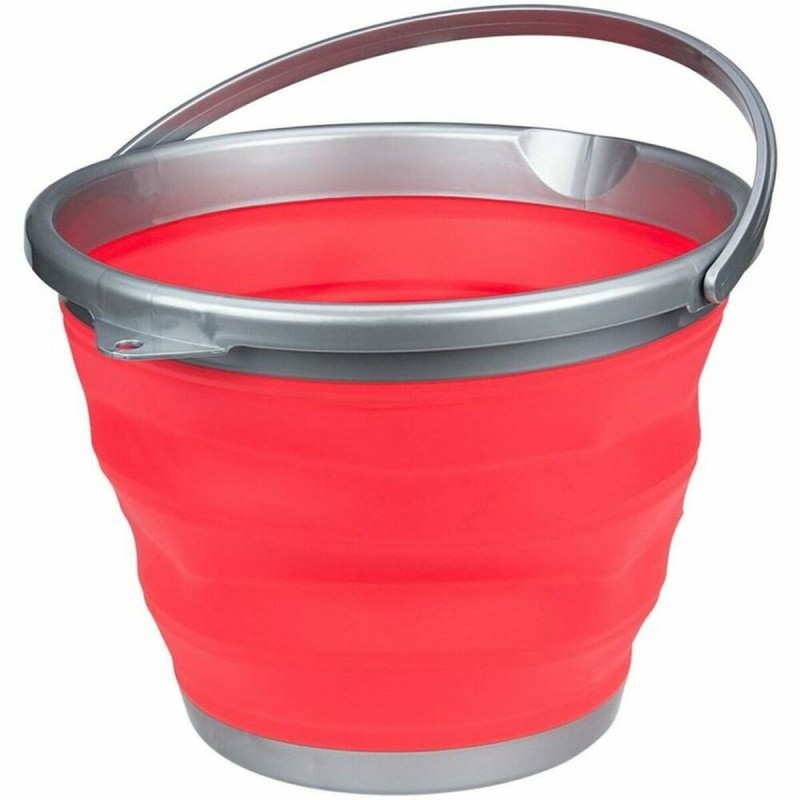 Seau de plage Abbey Camp SR021WLKOG Rouge Pliable 15 L - Acheter à 19,81 € seulement chez Collector's Boutique