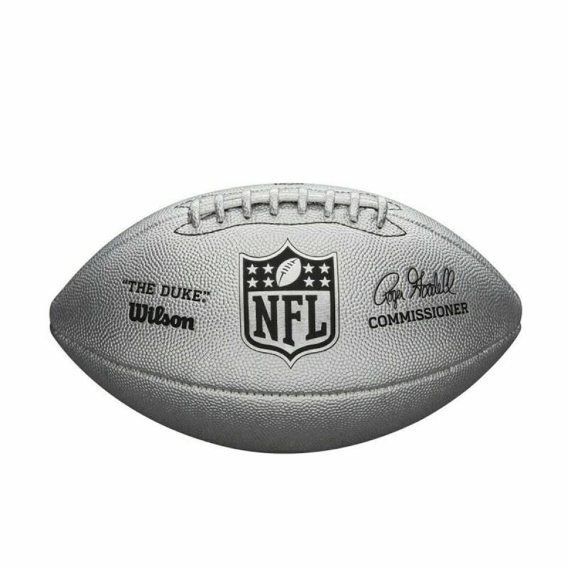 Ballon de football américain Wilson DUKE METALLIC Gris Taille unique - Acheter à 31,66 € seulement chez Collector's Boutique