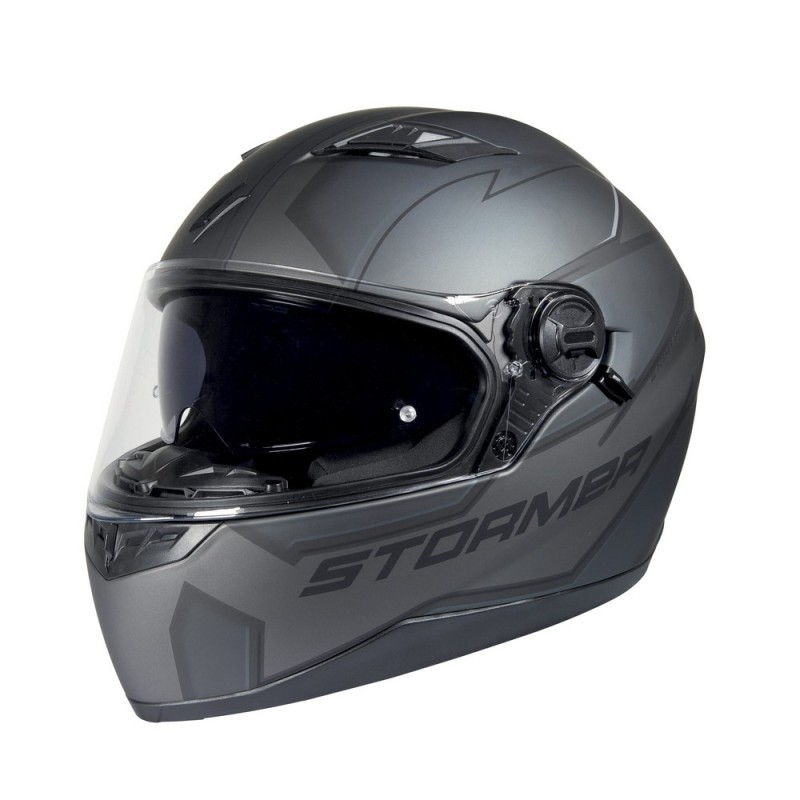 Casque STORMER Pusher Blaze (Taille 57-58) Noir/Gris - Acheter à 123,06 € seulement chez Collector's Boutique