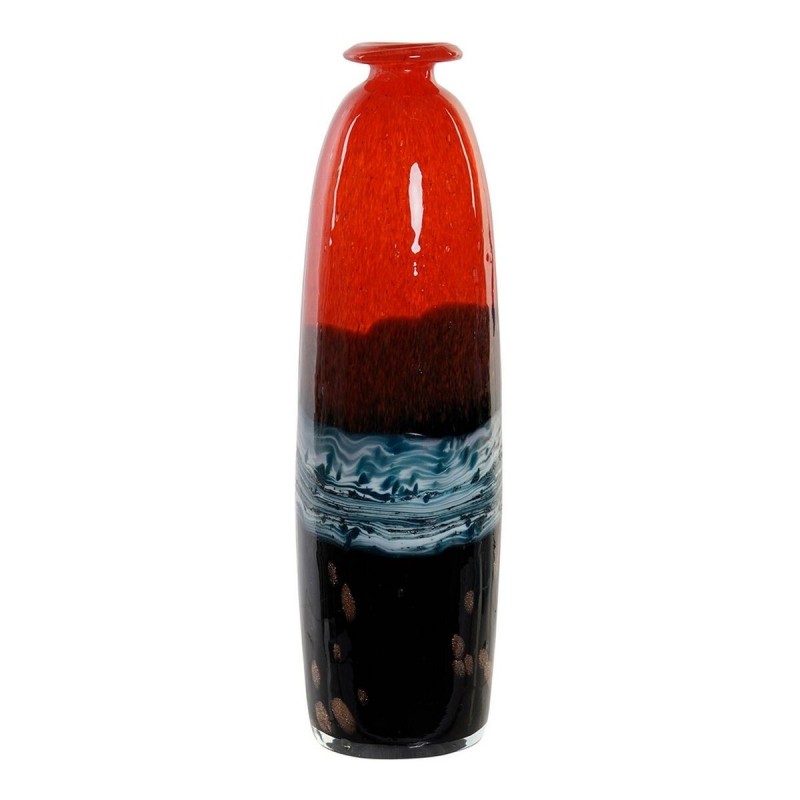 Vase DKD Home Decor Rouge Verre (8 x 8 x 28.5 cm) - Acheter à 19,43 € seulement chez Collector's Boutique