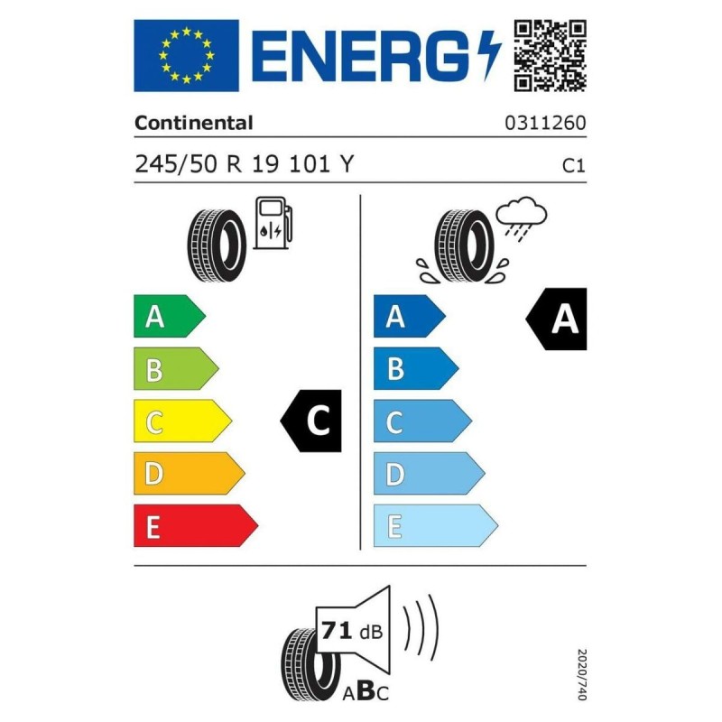 Pneus de voiture Continental PREMIUMCONTACT-6 SSR 245/50YR19 - Acheter à 268,84 € seulement chez Collector's Boutique