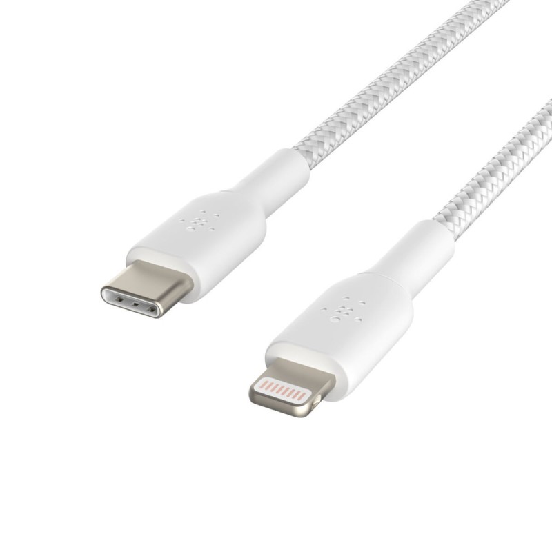 Câble USB vers Lightning Belkin CAA004BT1MWH 1 m - Acheter à 35,86 € seulement chez Collector's Boutique