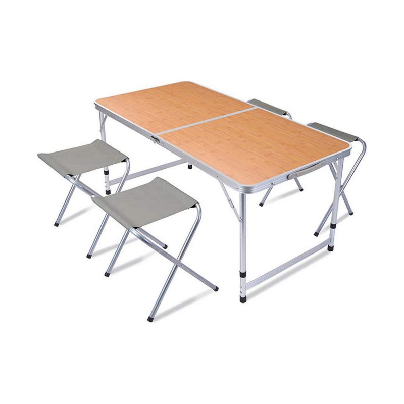 Ensemble Table + 4 Chaises Redcliffs Aluminium - Acheter à 83,16 € seulement chez Collector's Boutique