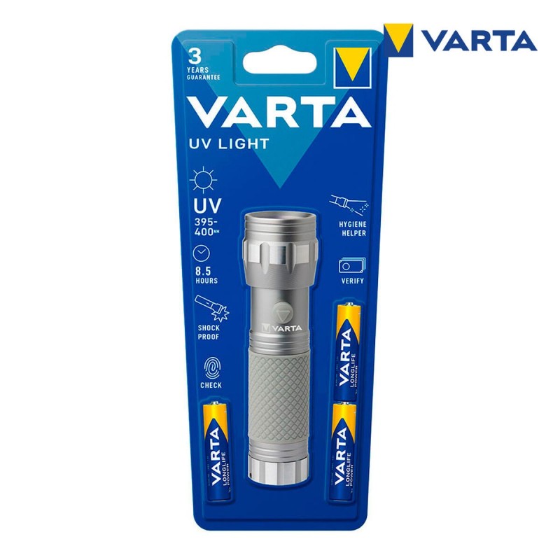 Lampe Torche Varta Lampe UV Gris Aluminium - Acheter à 11,84 € seulement chez Collector's Boutique