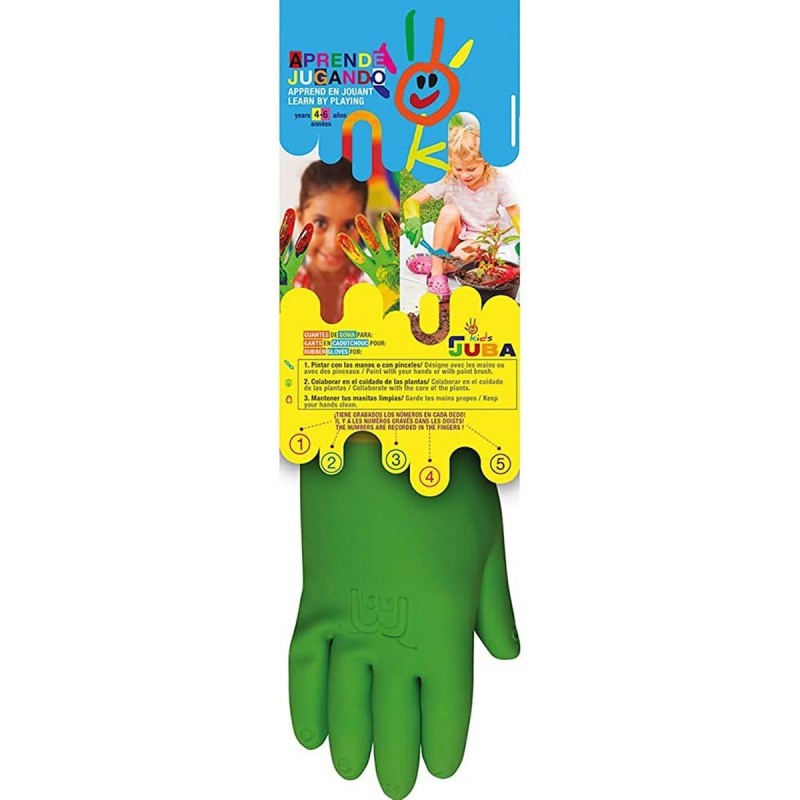 Gants de jardinage JUBA Vert Enfant 4 Ans Latex - Acheter à 3,89 € seulement chez Collector's Boutique