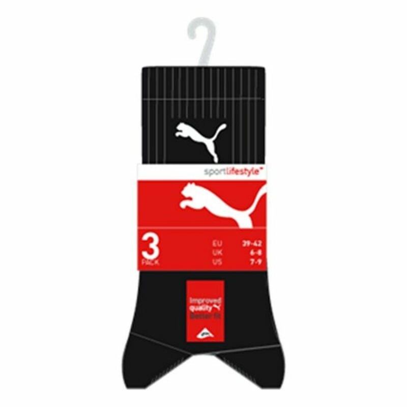 Chaussettes de Sport Puma SPORT Noir - Acheter à 9,37 € seulement chez Collector's Boutique